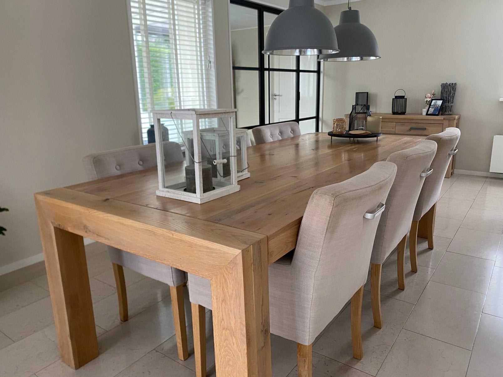 Eettafel met stoelen, Huis en Inrichting, Complete eetkamers, Ophalen, Gebruikt, 4 tot 6 stoelen