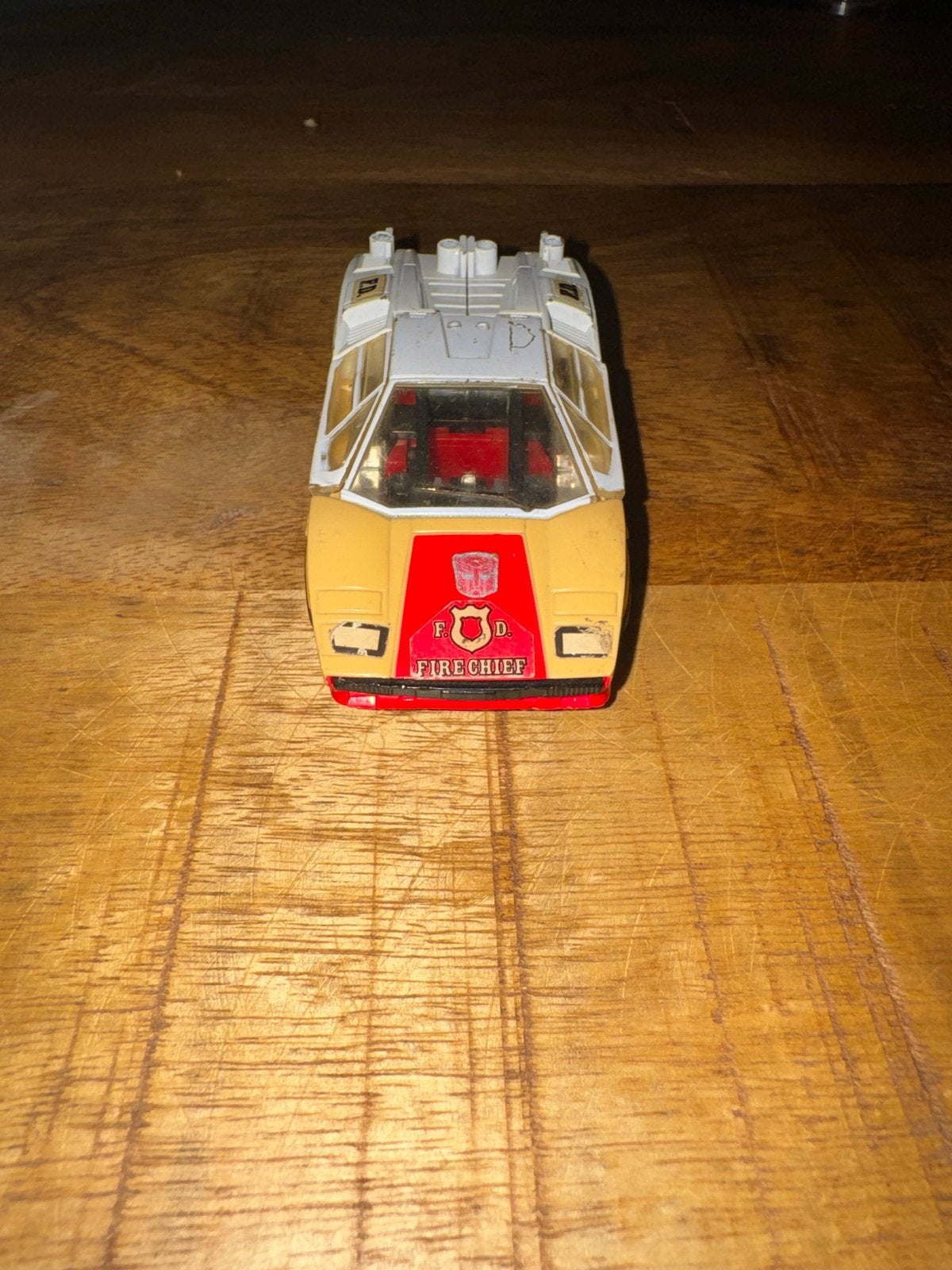Vintage G1 Transformers Red Alert Fire Chief Lamborghini, Verzamelen, Transformers, G1, Ophalen of Verzenden, Gebruikt, Autobots