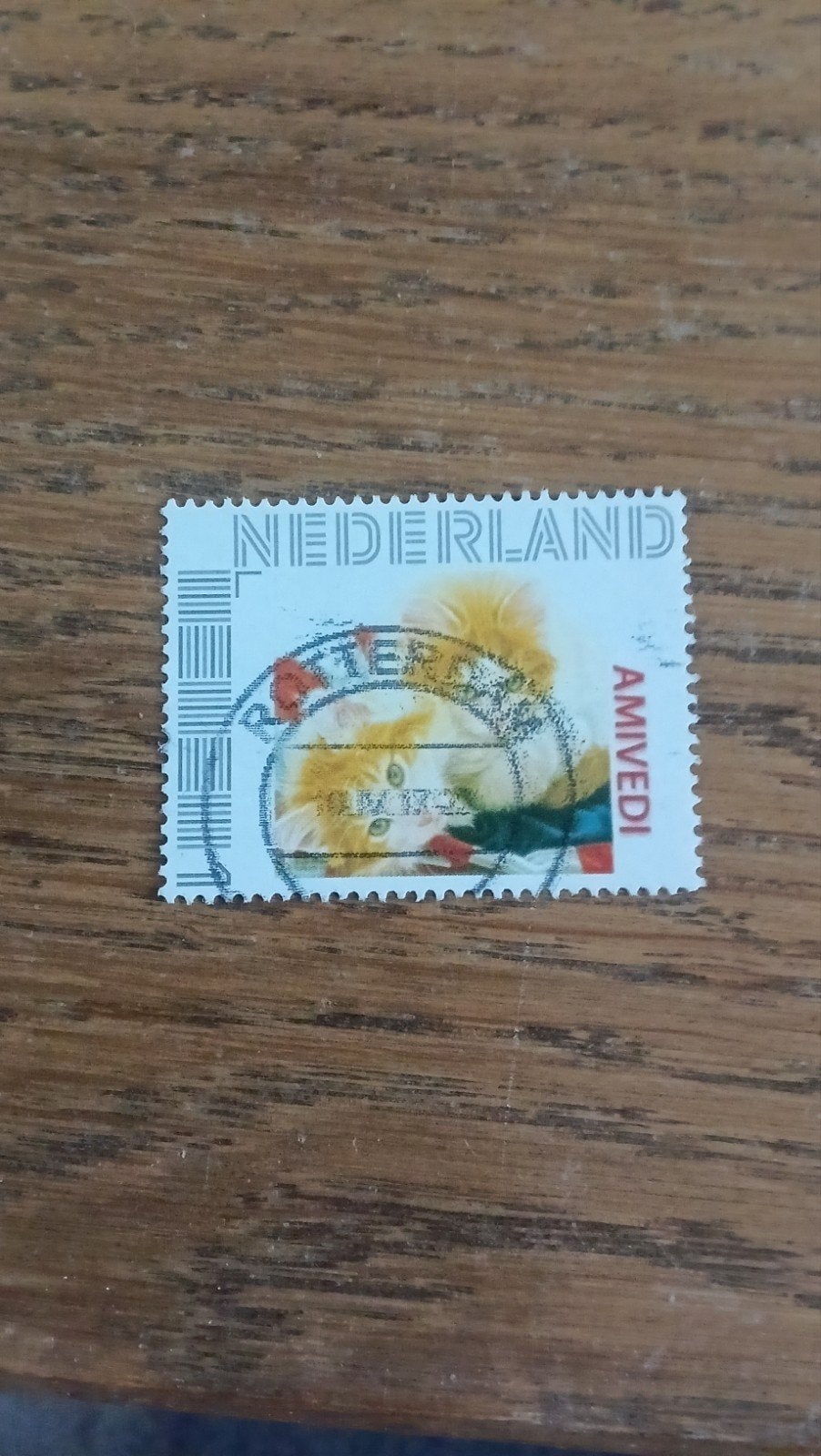 Persoonlijke postzegel Nederland - Kat Amivedi, Postzegels en Munten, Postzegels | Nederland, Ophalen of Verzenden