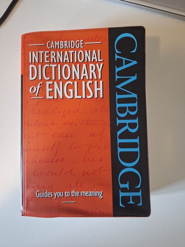 Camebridge International Dictionary of English, Ophalen, Zo goed als nieuw
