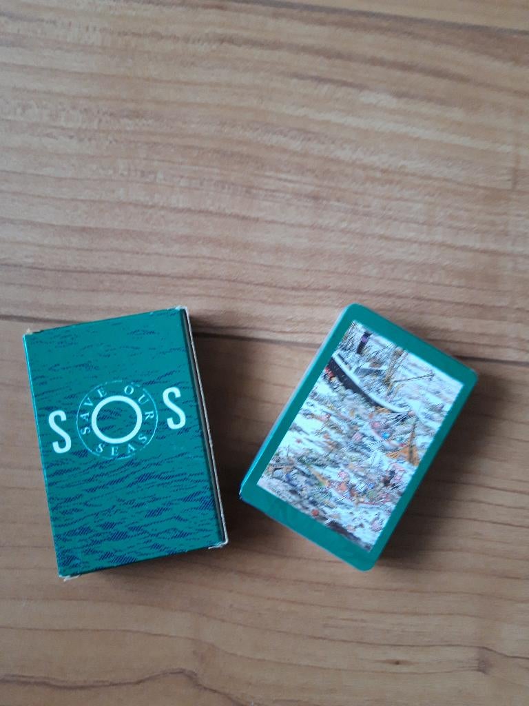 UNIEKE speelkaarten – Save Our Seas (SOS) eenmalige uitgave, Verzamelen, Ophalen of Verzenden, Nieuw, Gebruiksvoorwerp