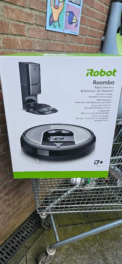 iRobot RobotStofzuiger Roomba i7+ Vacuum Zuiger leegstation, Witgoed en Apparatuur, Stofzuigers, IRobot, Bedienbaar via app, Ophalen of Verzenden