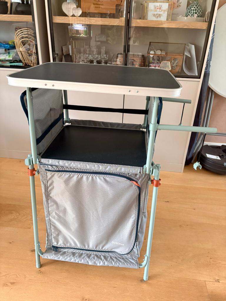 Decathlon camping keukenmeubel / campingkast, Ophalen, Zo goed als nieuw, Campingkast