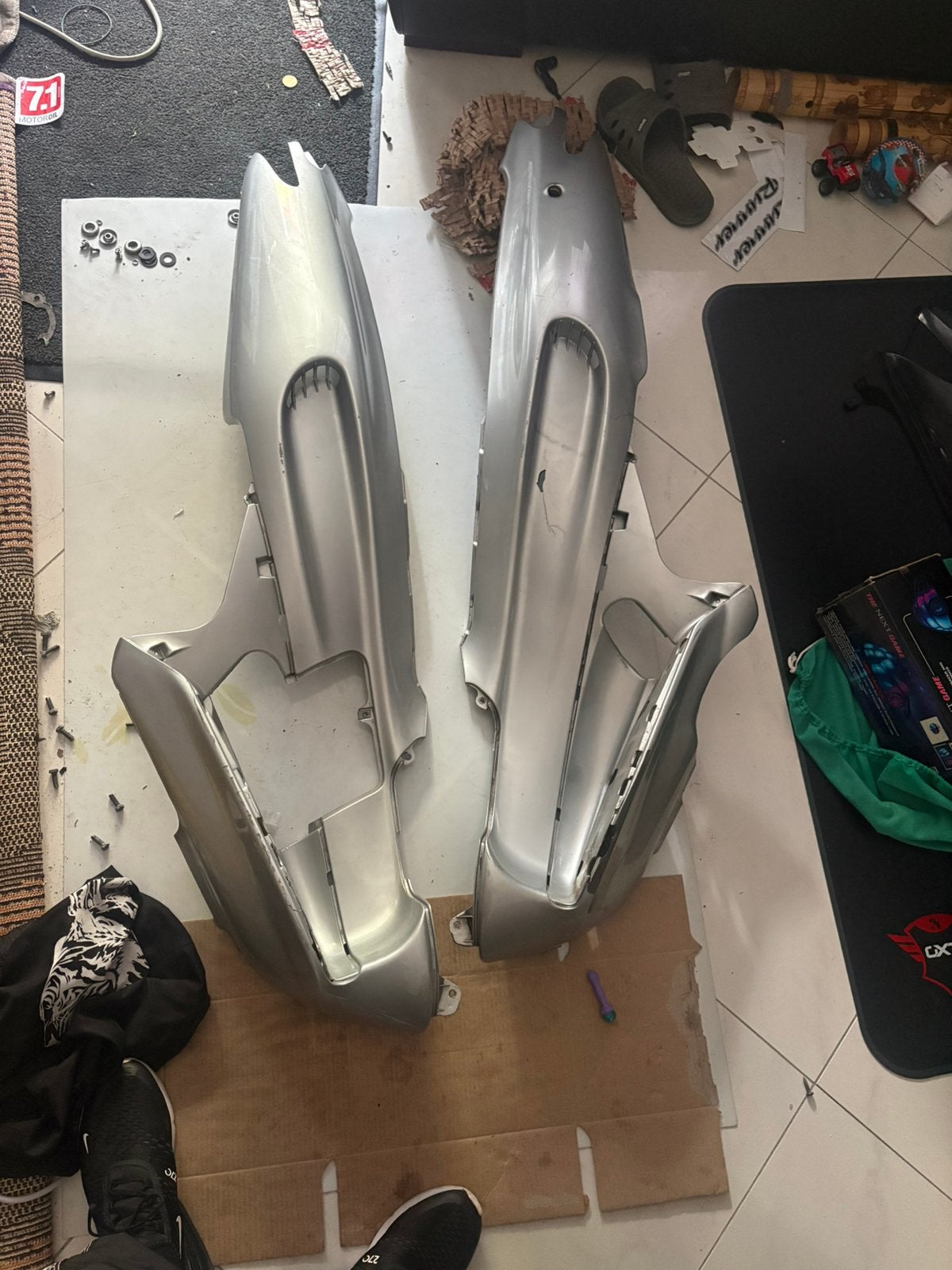 Gilera runner kappen kappenset kap grijs €50, Ophalen of Verzenden
