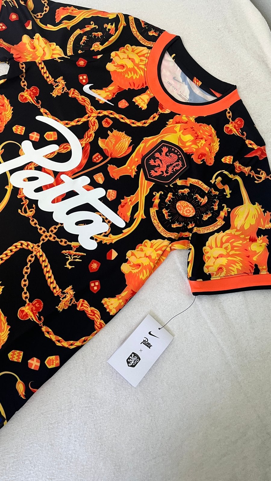 Patta x Nike x KNVB - Pre-match Shirt - Heren maat S, Nieuw, Oranje, Ophalen of Verzenden, Korte mouw