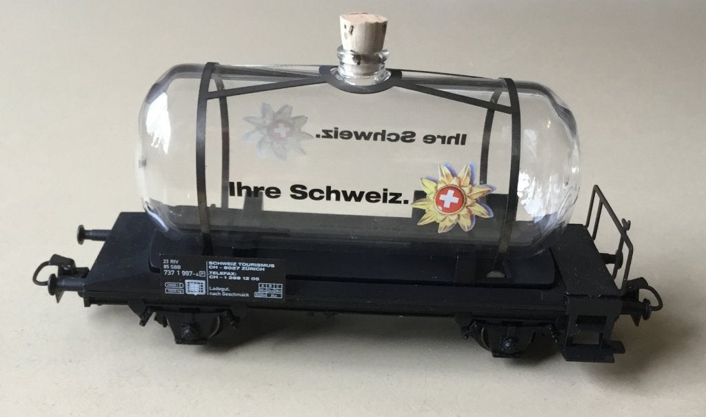 MäRKLIN HO # 44521.97701 Glas-Kesselwagen " Ihre Schweiz ", Hobby en Vrije tijd, Wisselstroom, Ophalen of Verzenden, Märklin, Nieuw