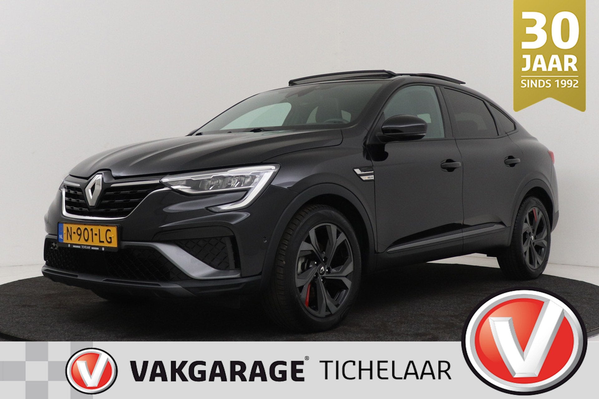 Renault Arkana 1.6 E-Tech Hybrid 145 R.S. Line | Org NL | Pa, Arkana, Gebruikt, Zwart, Origineel Nederlands
