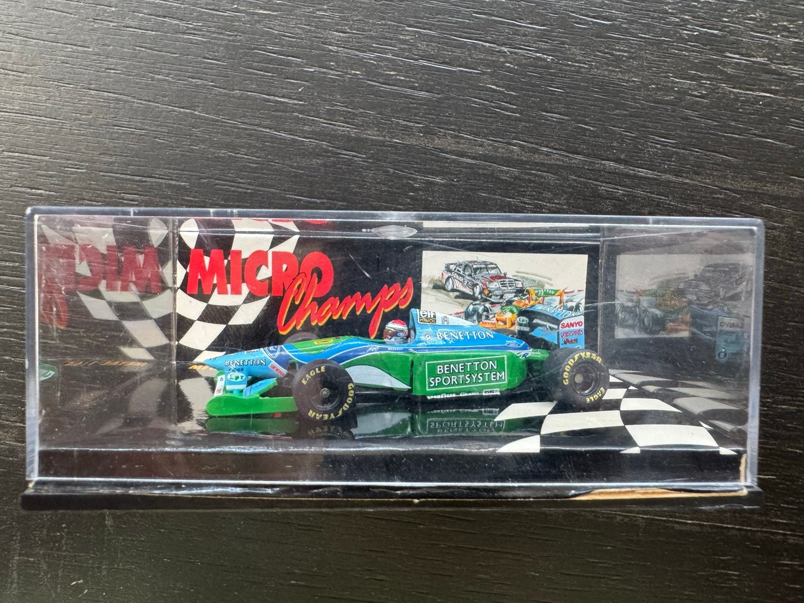 MicroChamps Benetton Ford B194 J. Verstappen modelauto, Verzenden, Zo goed als nieuw, Formule 1