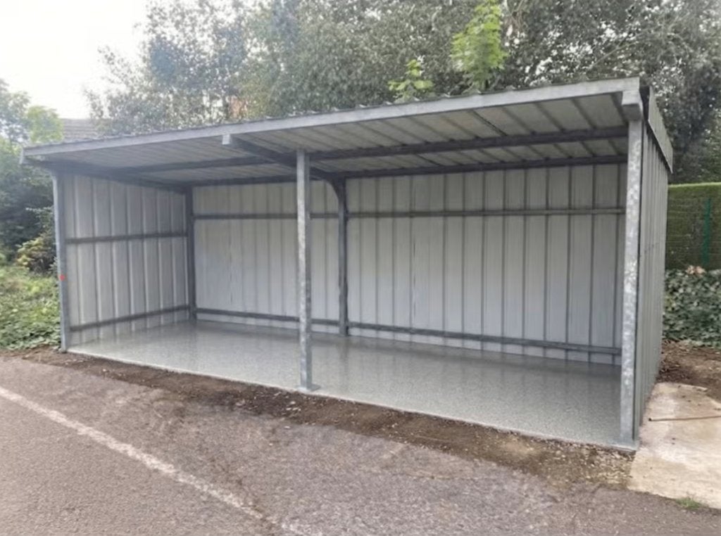 industrie overkapping, Tuin en Terras, Ophalen, Gebruikt, Veranda