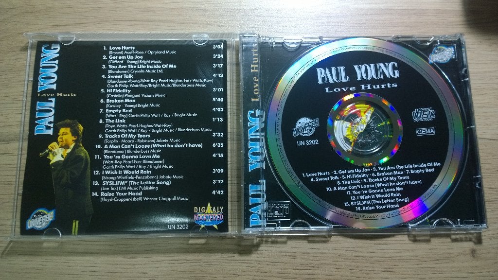paul young- love hurts, Ophalen, Gebruikt, Pop, Album
