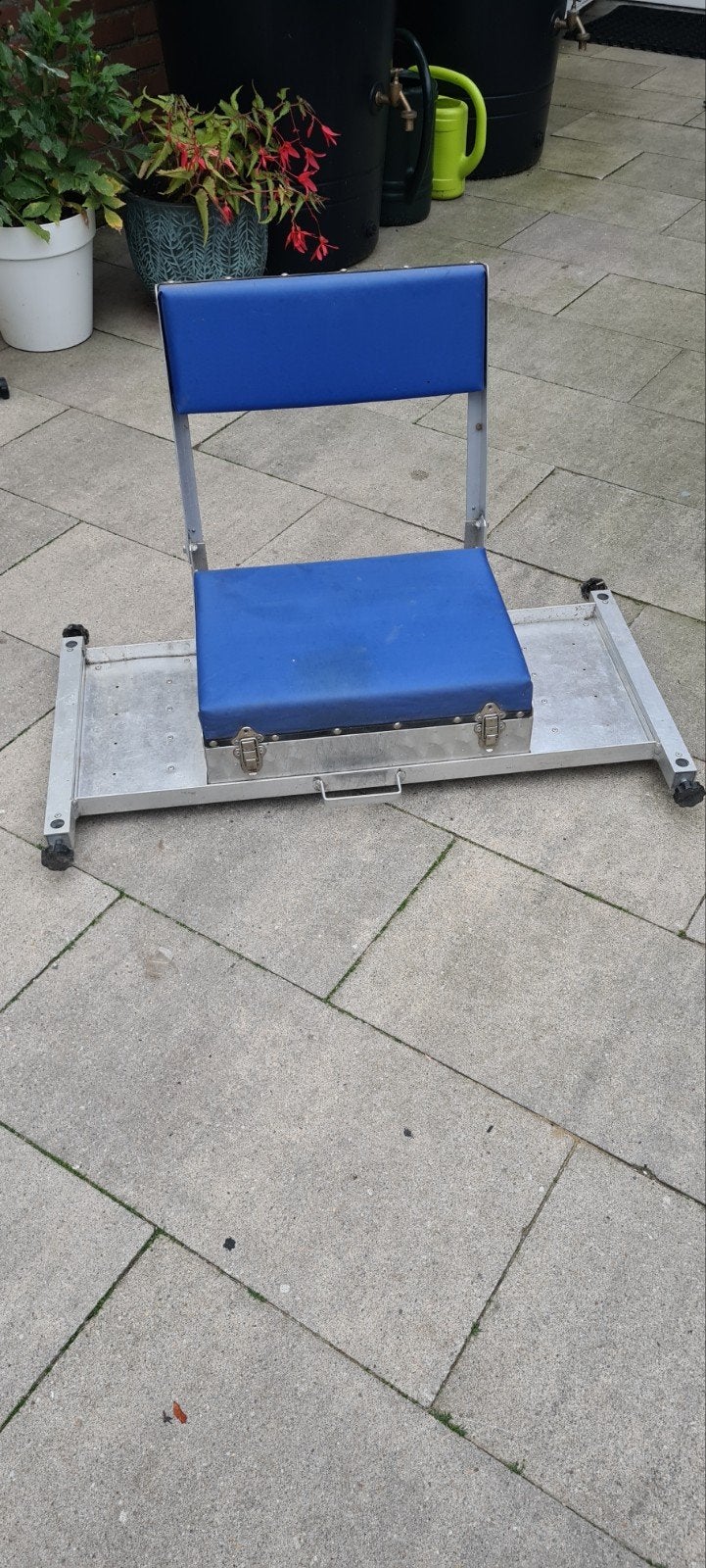 Viskoffer met zitje en accessoires, Ophalen, Gebruikt, Overige typen