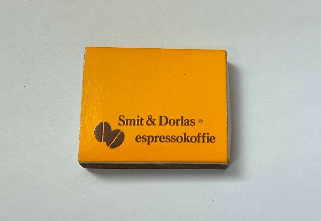 Lucifersdoosje Smit & Dorlas. Espressokoffie/Koffiebranders, Ophalen of Verzenden, Gebruikt, Luciferdoosjes of -merken