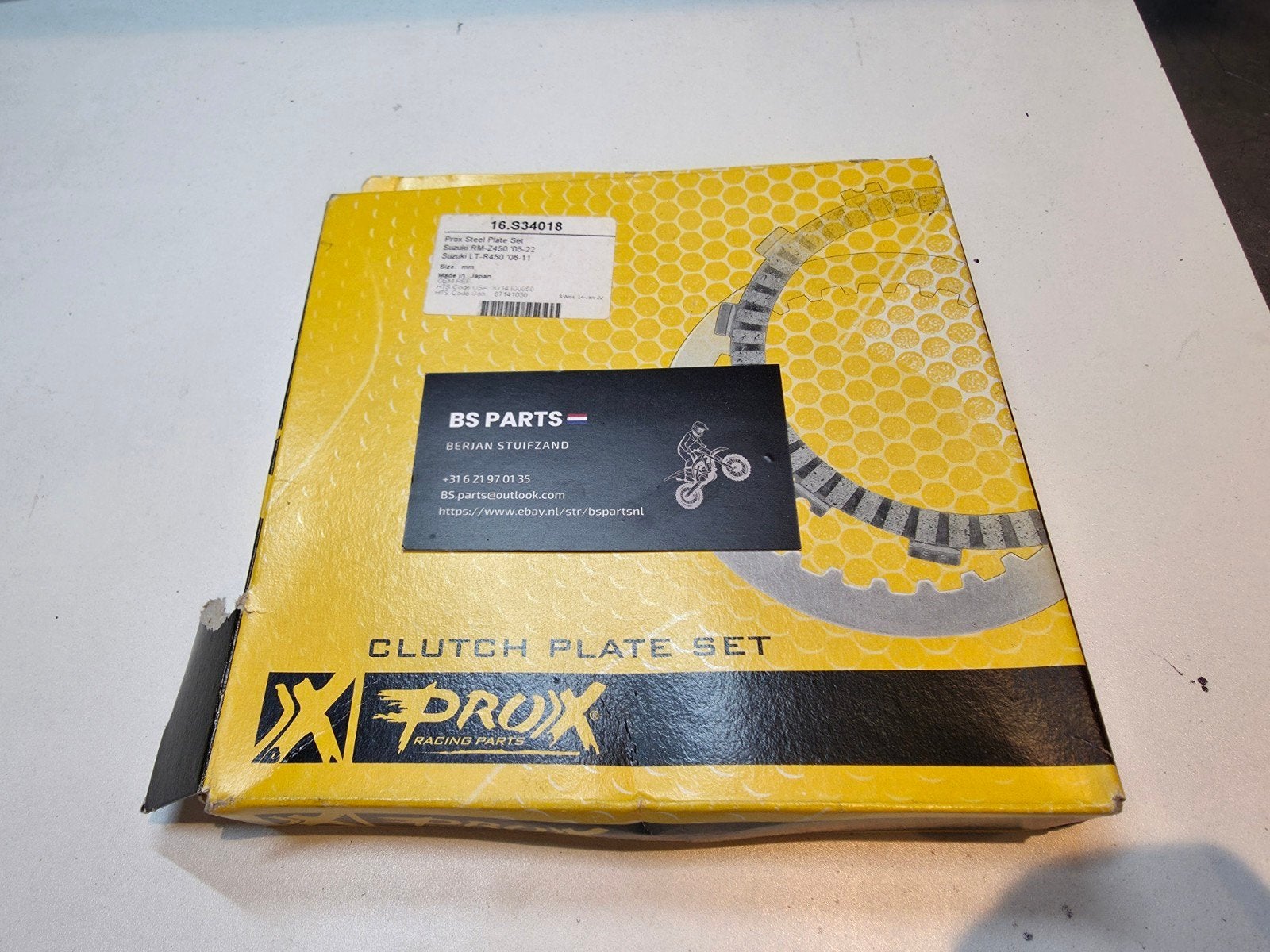 PROX Koppeling platen staal Suzuki RMZ 450 2005-2022, Motoren, Ophalen of Verzenden, ProX Racing Parts, Onbekend, Onbekend