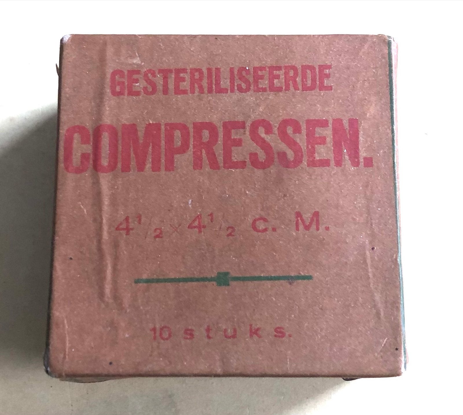 Vintage Gesteriliseerde Compressen Utermöhlen.Amsterdam, Verzamelen, Ophalen of Verzenden, Nieuw, Gebruiksvoorwerp