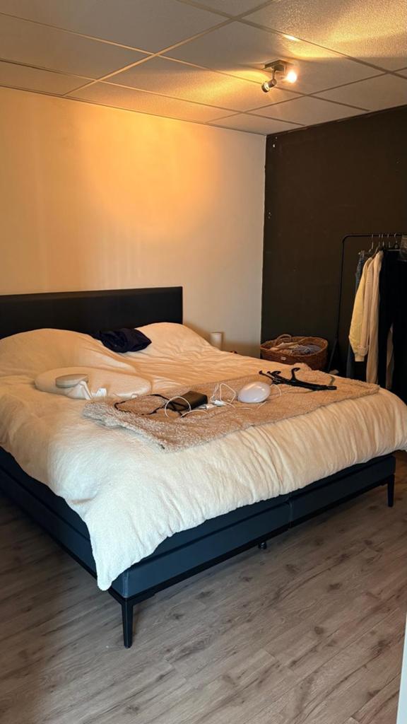 Compleet bed met topper luxe kwaliteit 200x180 breed, Ophalen, Tweepersoons, Zo goed als nieuw, 180 cm