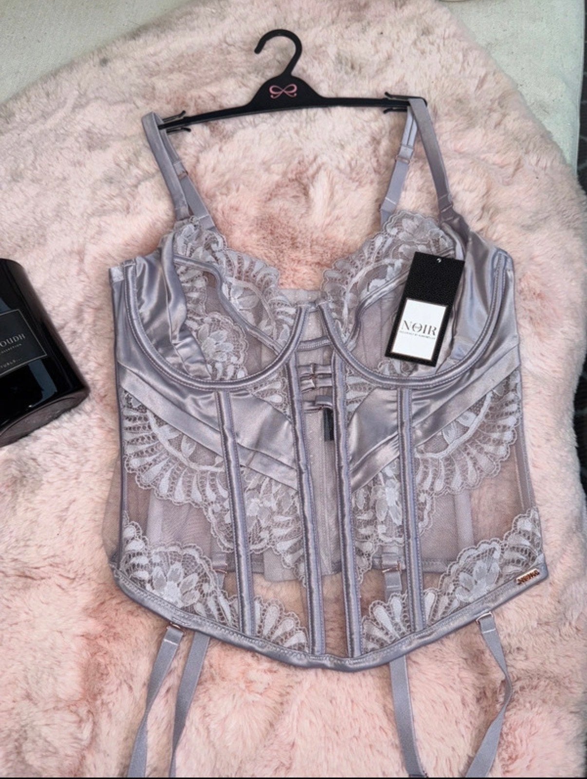 Hunkemöller corset top, Verzenden, Paars, Body of Korset