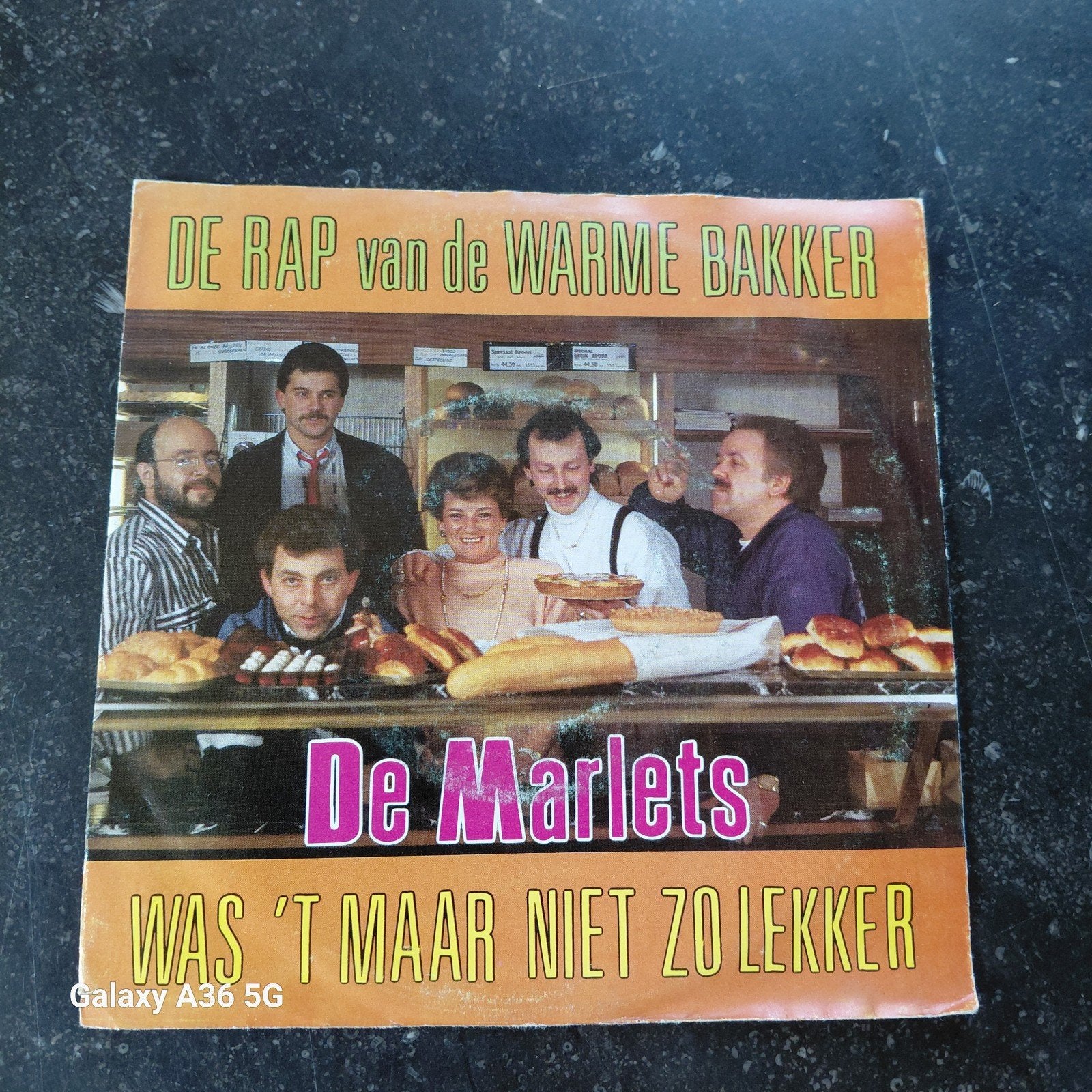 De Marlets - De Rap van de Warme Bakke / Was 't Maar Niet Zo, Cd's en Dvd's, Gebruikt, 7 inch, EP, Fotohoes