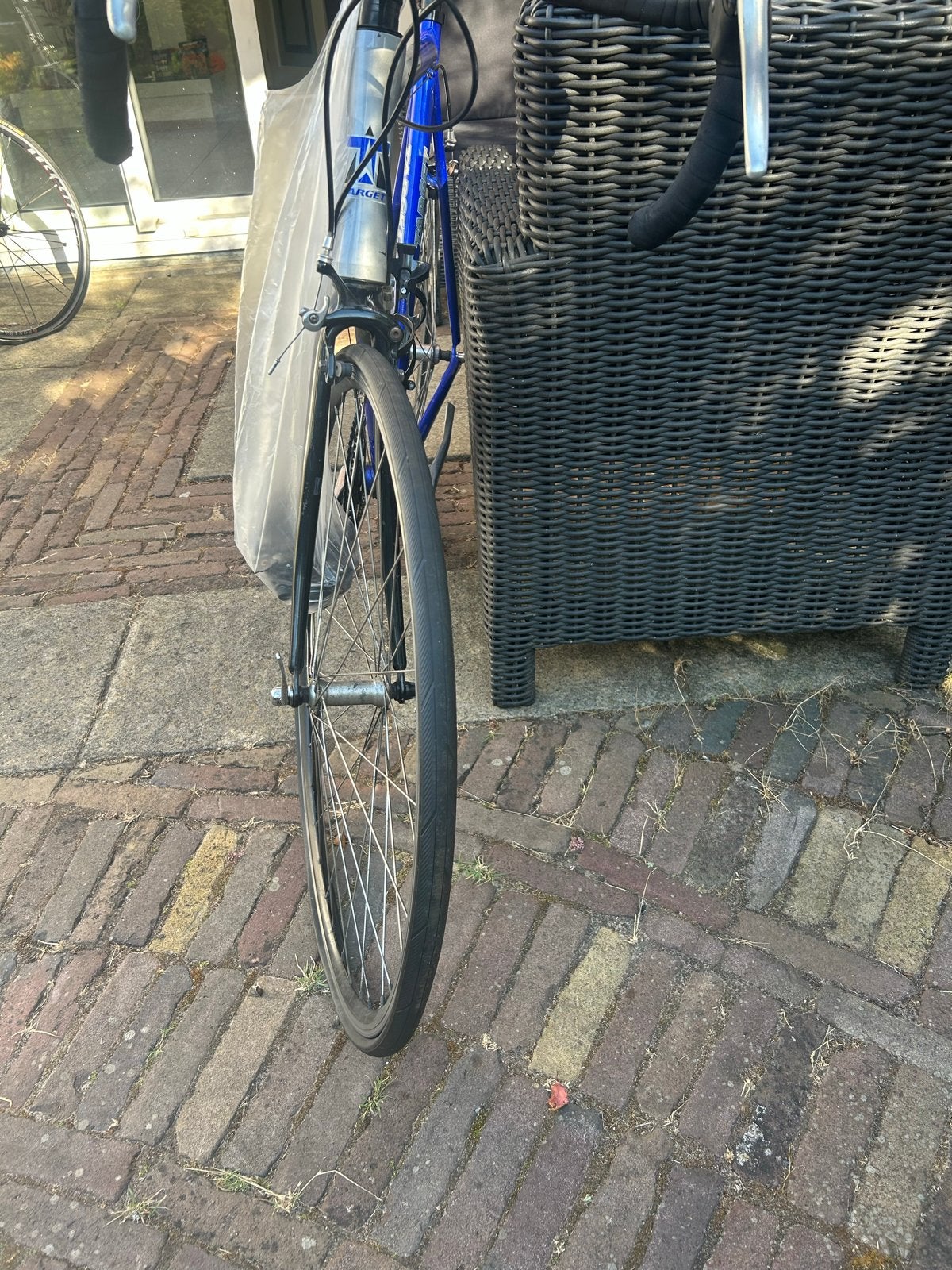 Target racefiets - Blauw/Zilver - Goede staat, 28 inch, Gebruikt, Aluminium, 15 tot 20 versnellingen