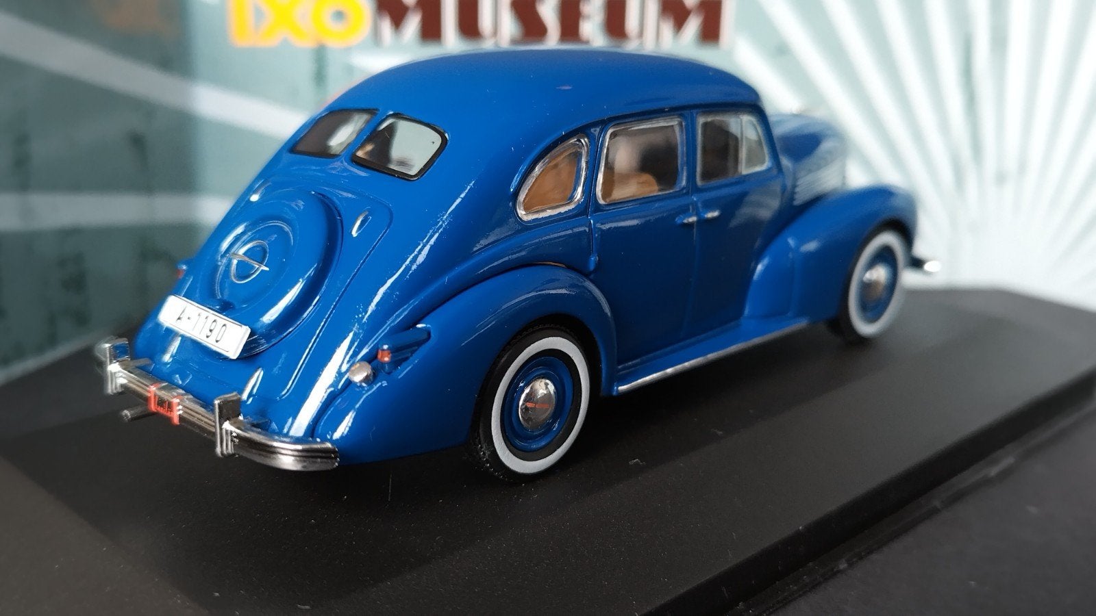 Opel Kapitan 1950 1:43 Ixo Museum Pol, Overige merken, Auto, Verzenden, .