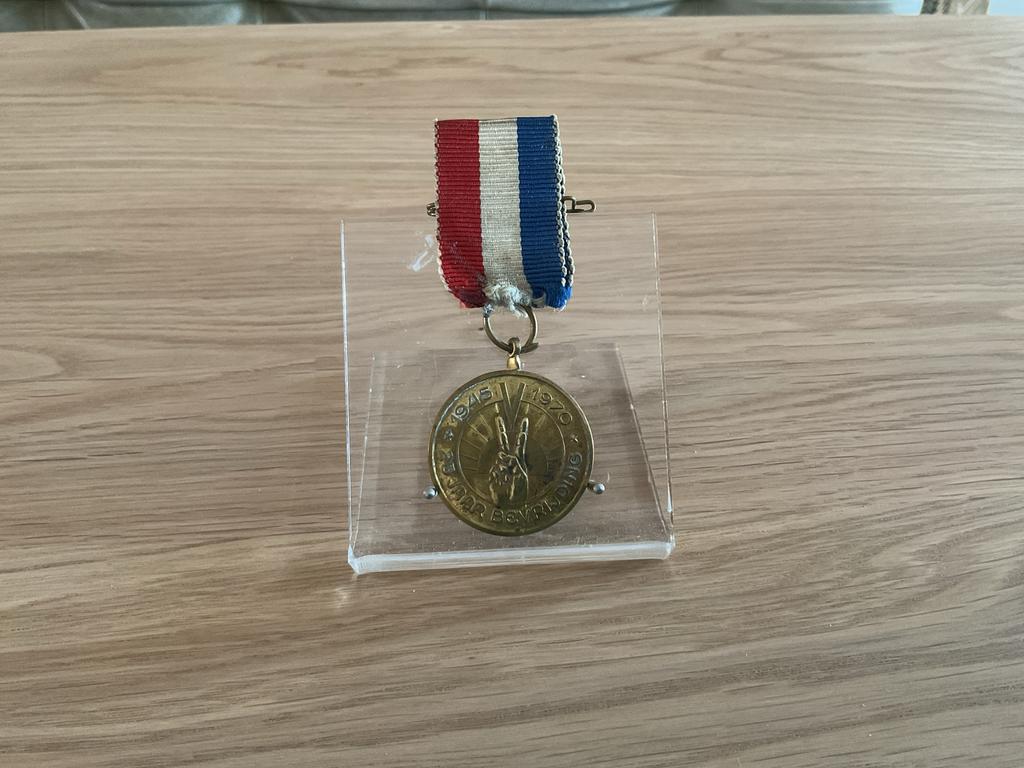 Herdenkingsmedaille 25 jaar Bevrijding 1945-1970, Postzegels en Munten, Penningen en Medailles, Nederland, Ophalen of Verzenden