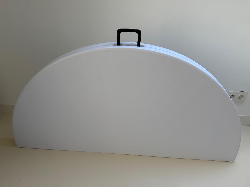 Ronde inklapbare tafels 154 cm, Huis en Inrichting, Tafels | Eettafels, Ophalen, 100 tot 150 cm, Rond, Nieuw