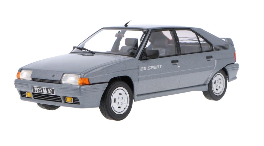 Citroen BX Sport '85 Fox Grijs NOREV schaal 1/18 ref. 181690, Hobby en Vrije tijd, Modelauto's | 1:18, Verzenden, Nieuw, Auto