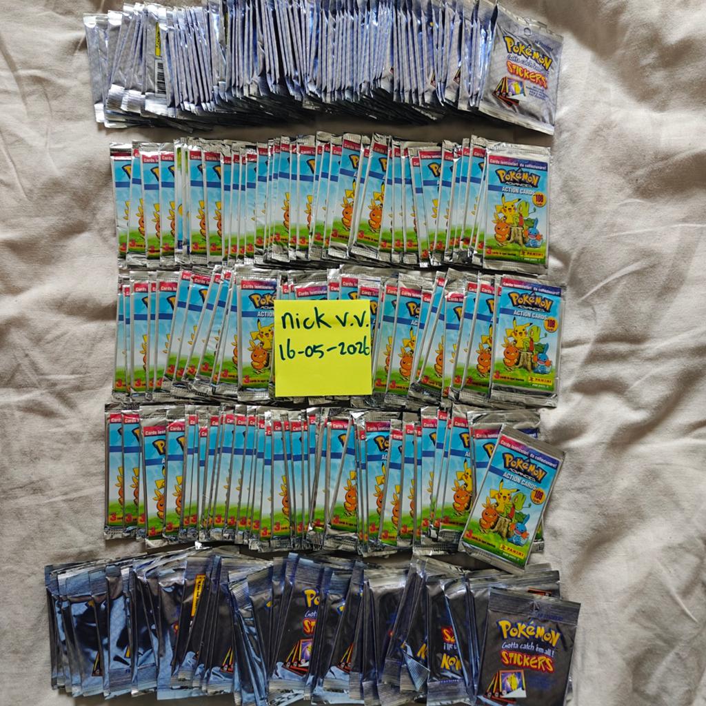 Vintage Pokemon packs te koop, Ophalen of Verzenden, Zo goed als nieuw, Booster