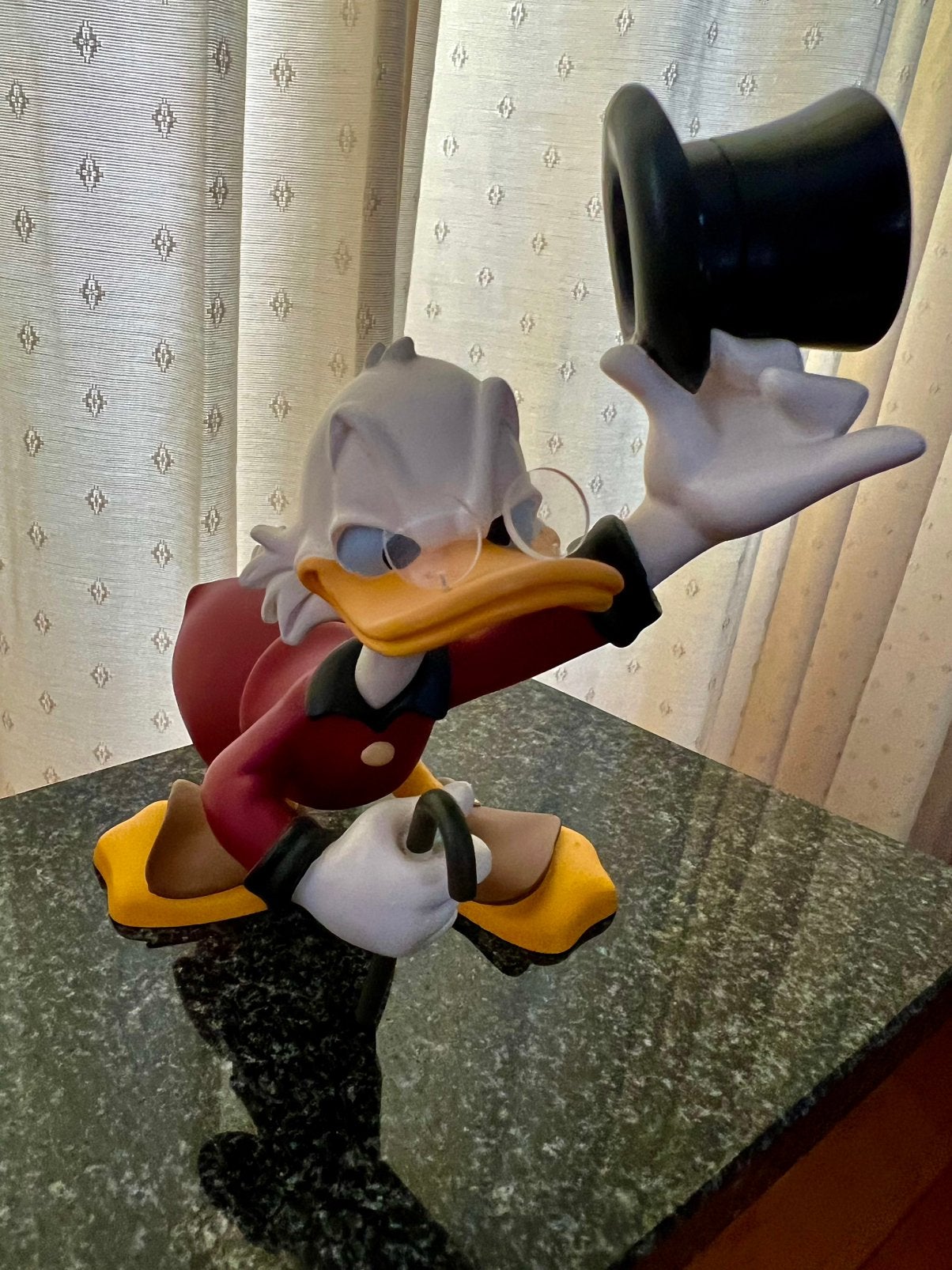 Zeldzaam beeldje Dagobert Duck (Demons & Merveilles), Ophalen, Overige figuren, Nieuw, Beeldje of Figuurtje