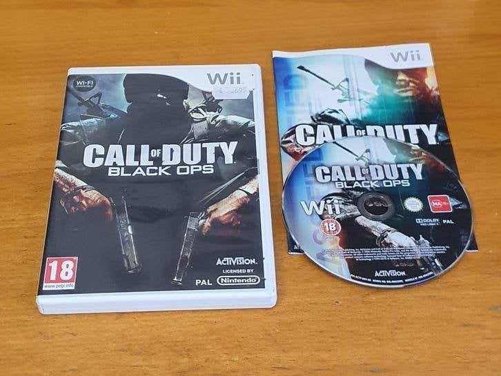 Wii | Call of Duty BLACK OPS, Spelcomputers en Games, Gebruikt, Vanaf 18 jaar, Shooter, Ophalen of Verzenden