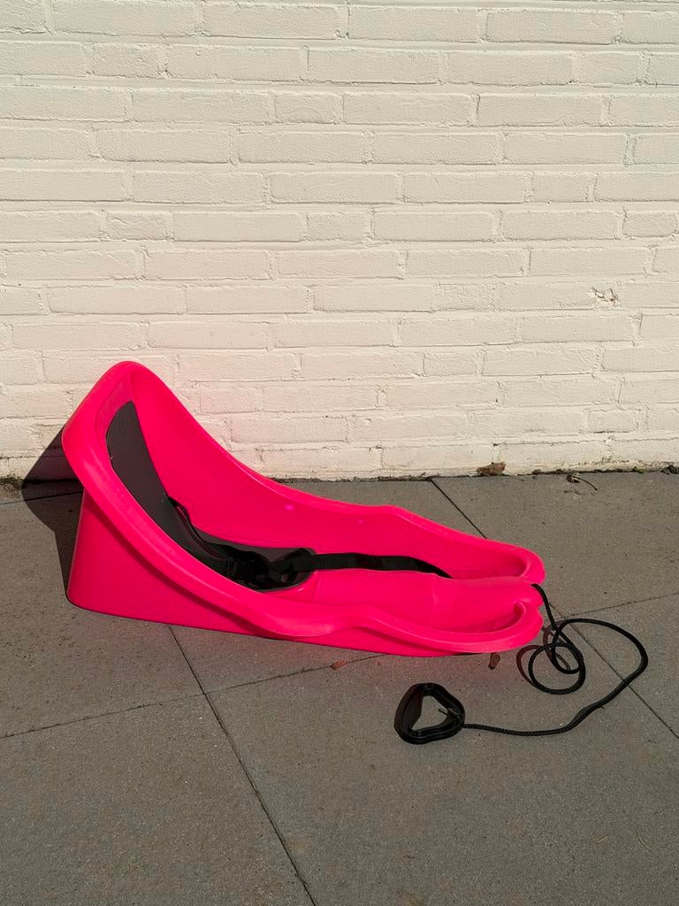 Roze baby slee, Ophalen, Rugleuning, Gebruikt, Kunststof