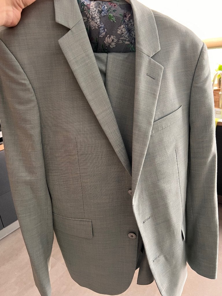Mister Steven Pak (Pakkenfabriek) Kostuum, Kleding | Heren, Kostuums en Colberts, Ophalen, Maat 48/50 (M), Zo goed als nieuw, Groen
