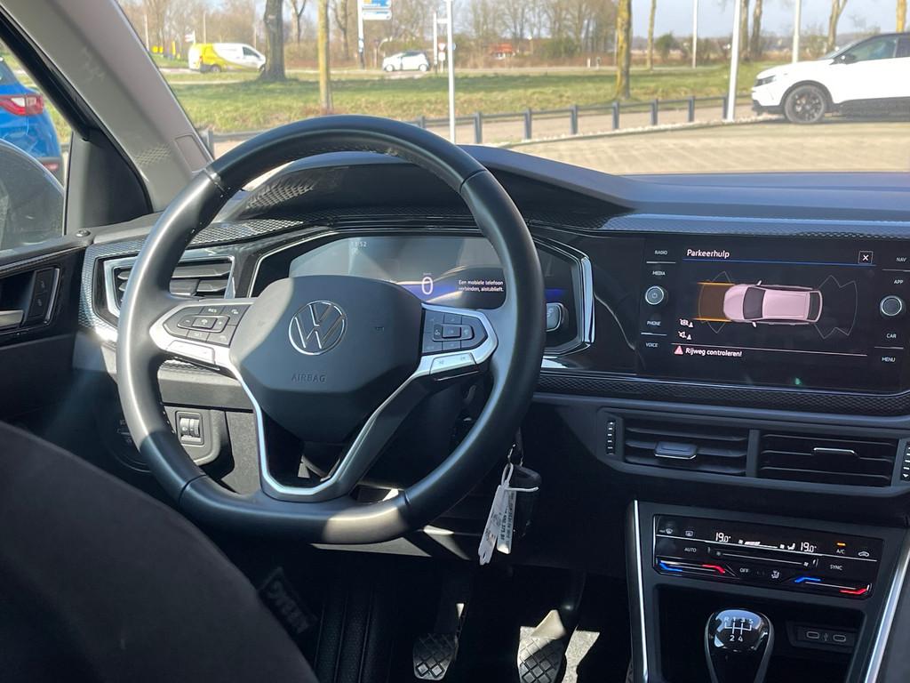 Volkswagen Taigo 1.0 TSi 95pk|Led|Cruise Adaptief|Parkeersen, Stof, Gebruikt, Zwart, Blauw