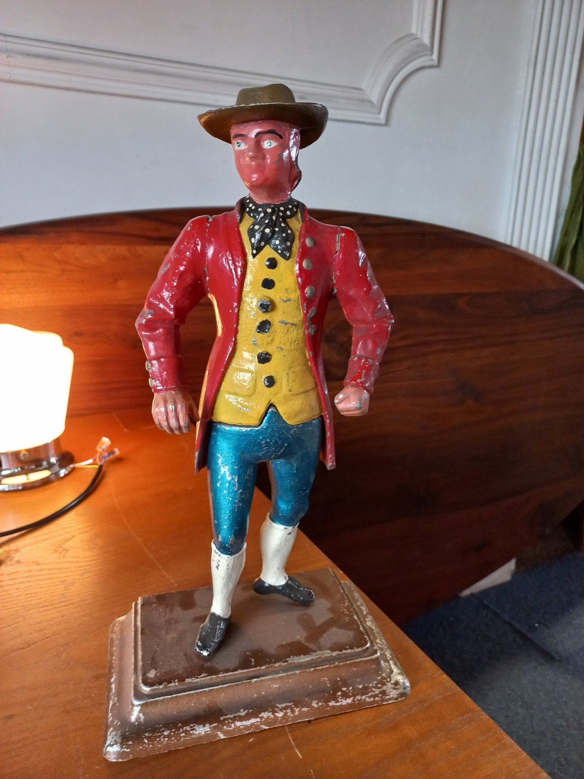 Gietijzeren klokkenmannetje van Jan van Egmond, Antiek en Kunst, Ophalen of Verzenden