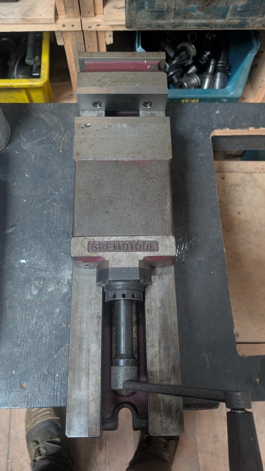 Gremotool machineklem, Ophalen