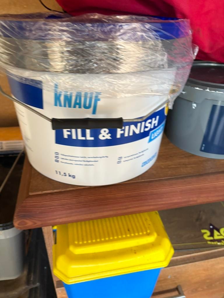 Never used - Knauf Fill and Finish - Plasteren - Stuc, Ophalen, Zo goed als nieuw, Wit