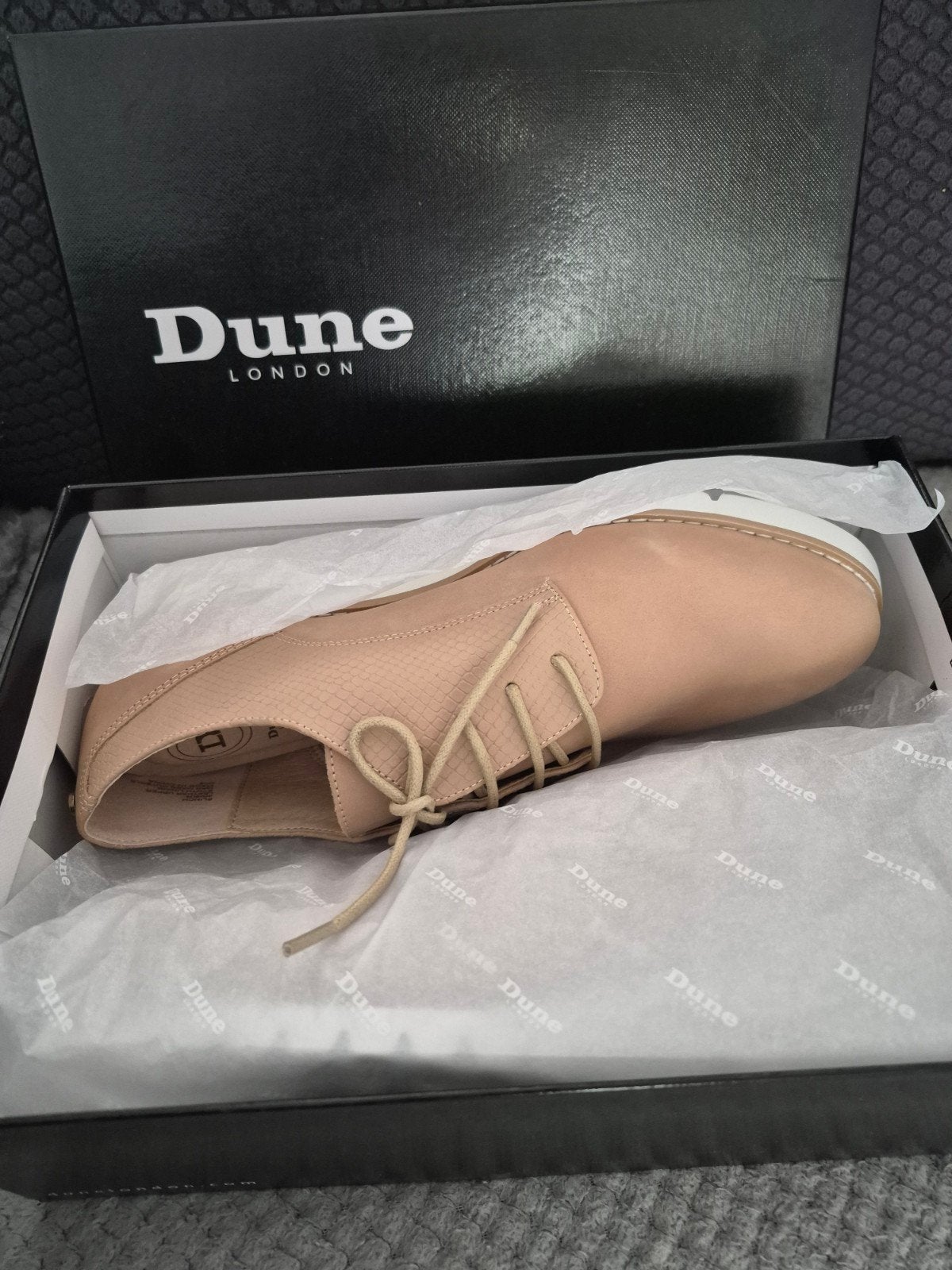 Dune London Veterschoenen - Nieuw - Maat 40, Beige, Overige typen, Nieuw, Ophalen of Verzenden