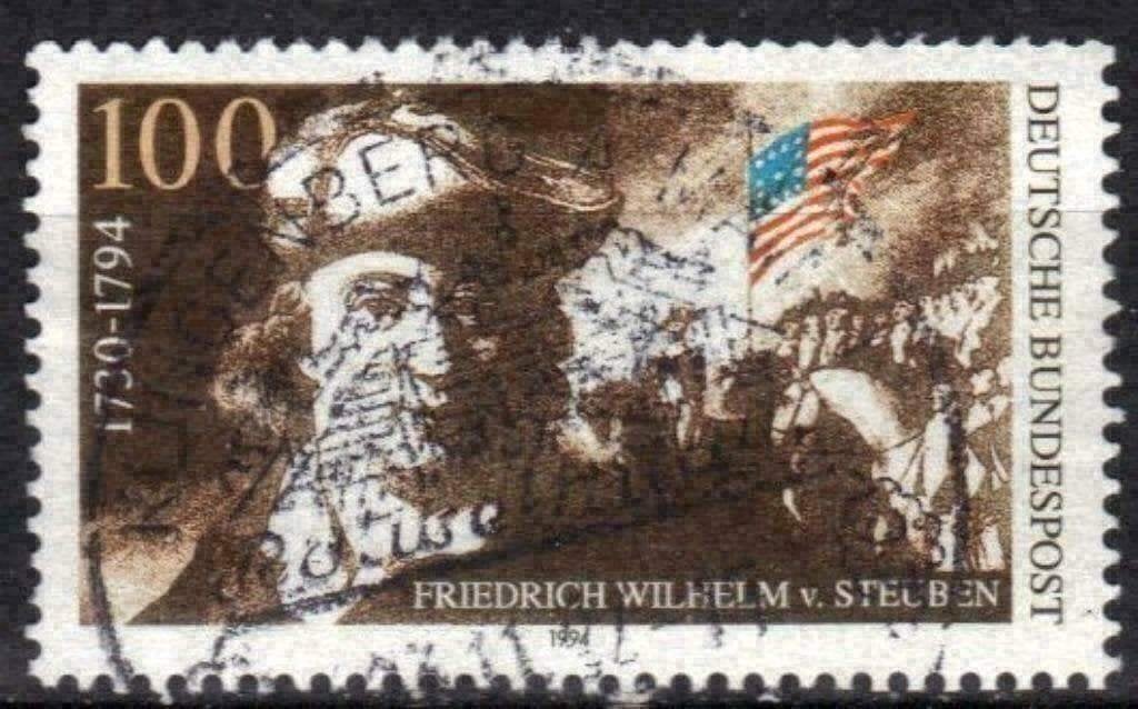 Duitsland Bundespost 1994 - Yvert 1598 - F. W. von Steu (ST), Verzenden, BRD, Gestempeld