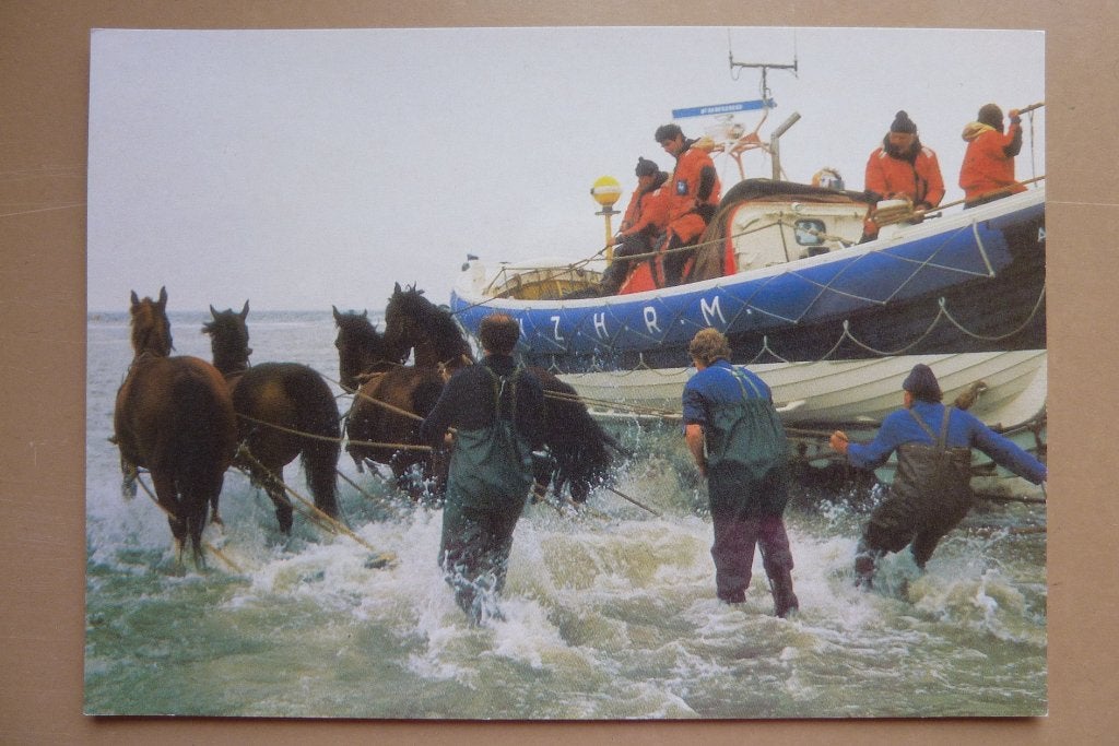 AMELAND 2 x reddingsboot in aktie actie, Ophalen, Gelopen, Waddeneilanden