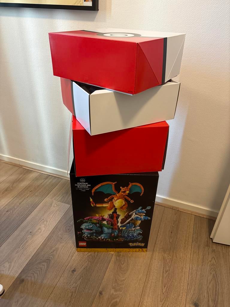 Lege LEGO Pokémon doos - Venusaur, Charizard en Blastoise, Ophalen, Gebruikt, Overige merken