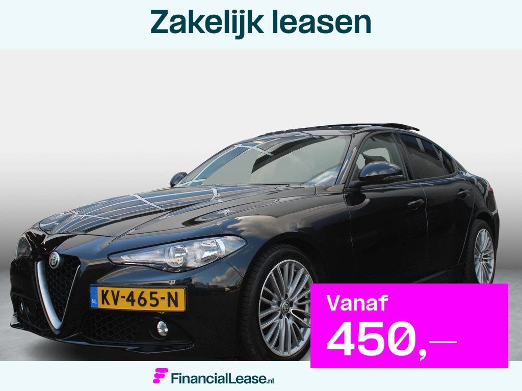 Alfa Romeo Giulia 2.0 Turbo Aut. 200pk Super | Bruin Leder |, Automaat, Achterwielaandrijving, Euro 6, 4 cilinders