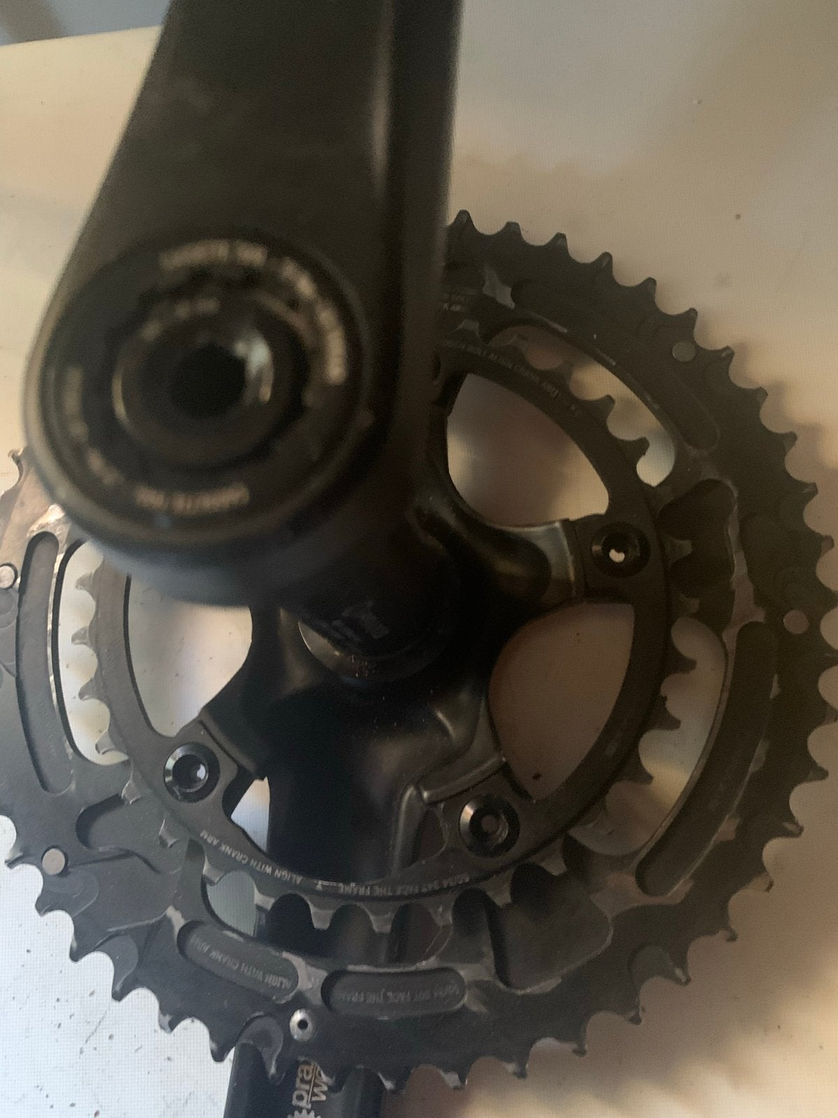 Praxis Works Crankstel met Shimano Ultegra Voorbladen, Gebruikt, Aluminium, Racefiets, Ophalen