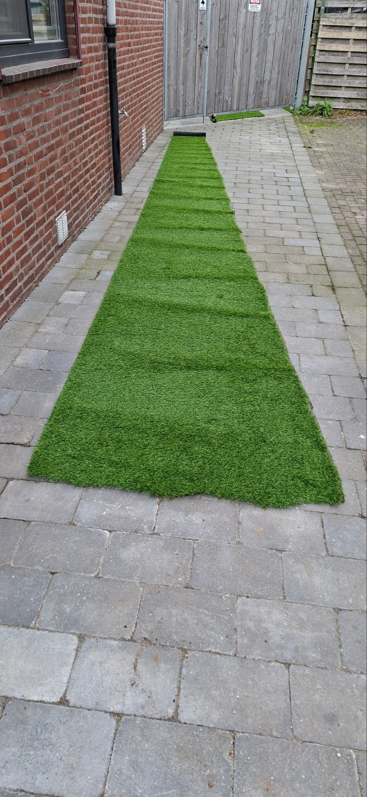 Restpartij kunstgras nature blend - hoge kwaliteit, Ophalen, Zo goed als nieuw, 10 tot 20 m², Kunstgras