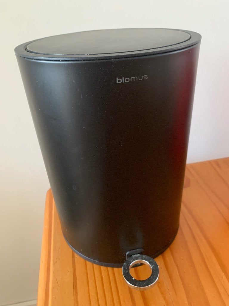 Blomus pendaalemmer, Ophalen, Kunststof, Met pedaal, Zo goed als nieuw