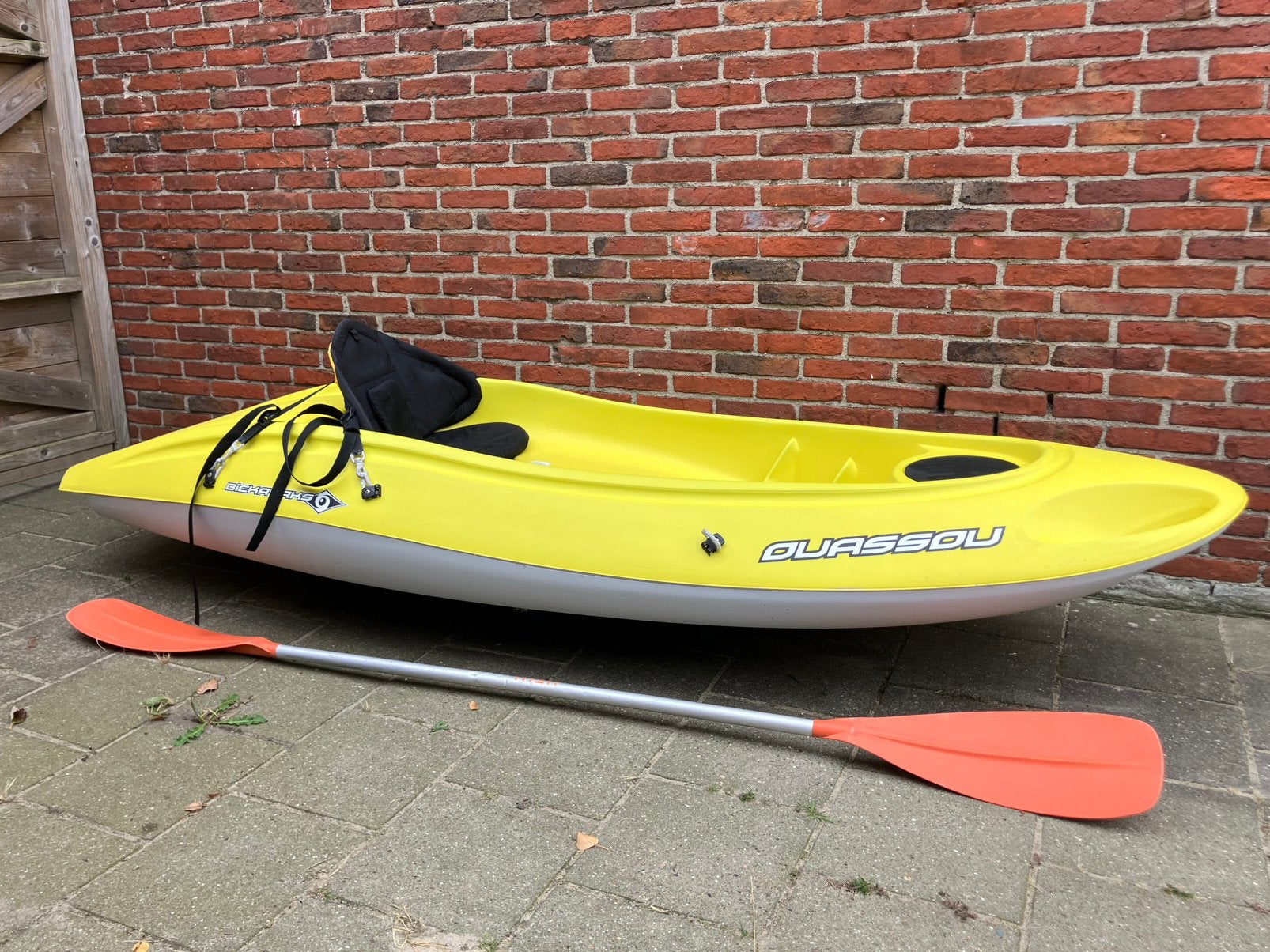BIC Ouassou Kajak met peddel en zitje, Ophalen, Gebruikt, Eén persoon, Met peddels