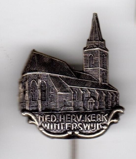 Speldje NEDERLANDSE HERVORMDE KERK WINTERSWIJK (A8), Verzamelen, Speldjes, Pins en Buttons, Ophalen of Verzenden, Gebruikt, Overige onderwerpen