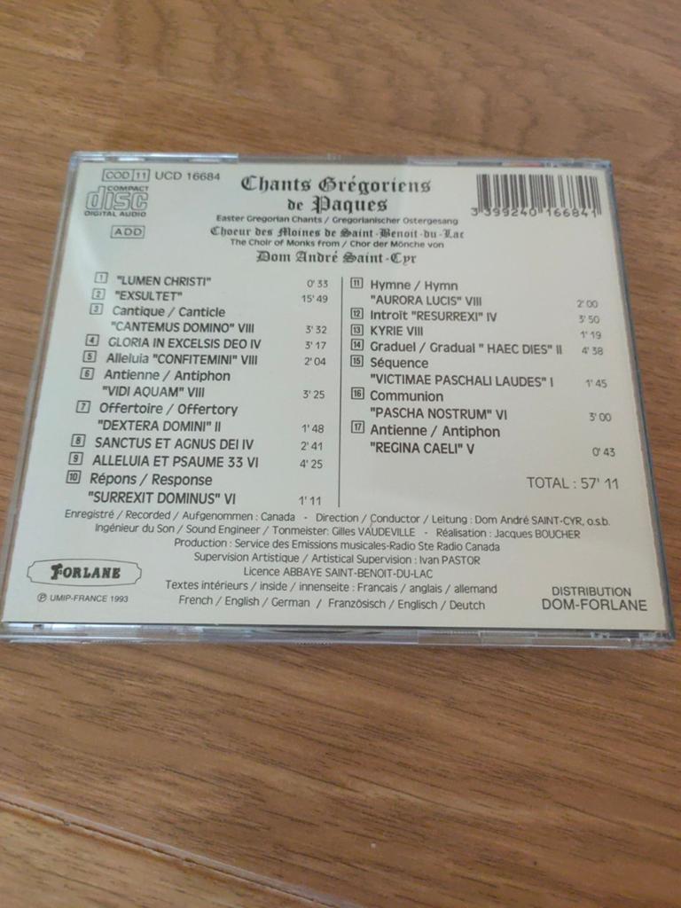 Chants Gregoriens de Pragues, Ophalen of Verzenden, Zo goed als nieuw, Opera of Operette
