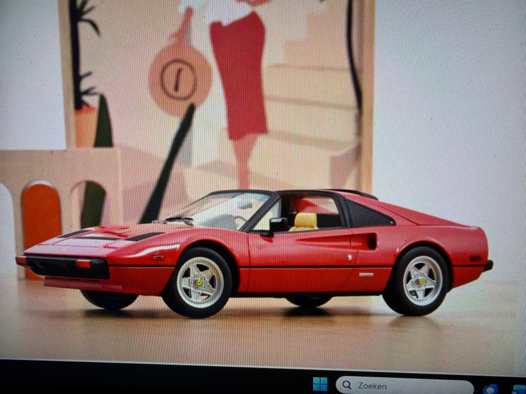 Norev  1/18 Ferrari 308 GTS Magnum P.I. schaalmodel - Rood, D, Auto, Nieuw, Norev