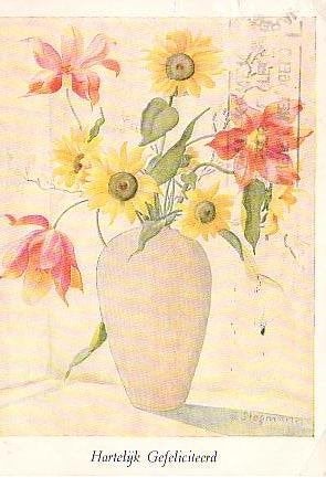 Ansichtkaart 	Bloemen, Verzamelen, Ansichtkaarten | Themakaarten, Verzenden, 1960 tot 1980, Gelopen, Natuur