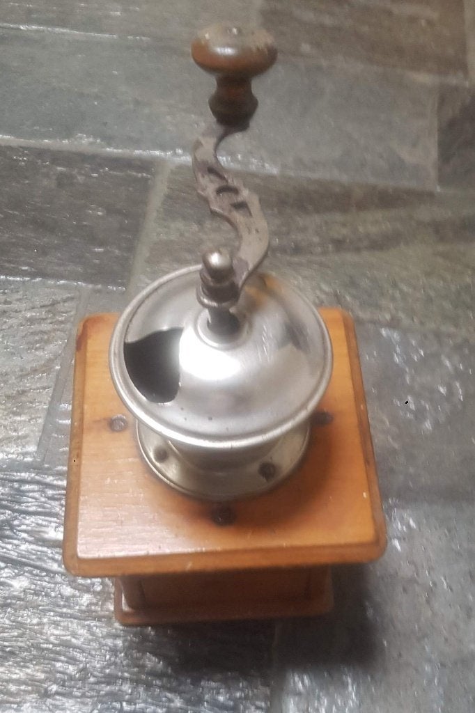Antieke zassenhaus handmatige koffiemolen, Ophalen of Verzenden