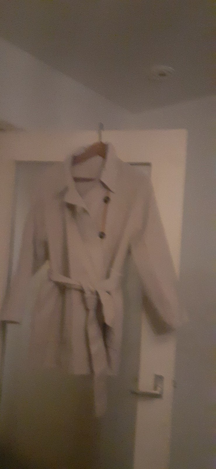 Stijlvolle beige trenchcoat met ceintuur, Kleding | Dames, Jassen | Zomer, Maat 38/40 (M), Beige, Ophalen of Verzenden, Onbekend